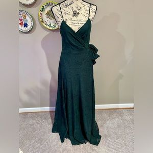 BHLDN REID DRESS in Emerald green Size Small NWOT